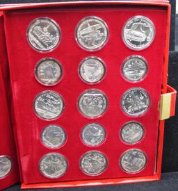 1980 OLYMPIC SILVER COIN SET SERIES 4