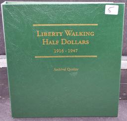 COMPLETE SET OF WALKING LIBERTY HALF DOLLARS