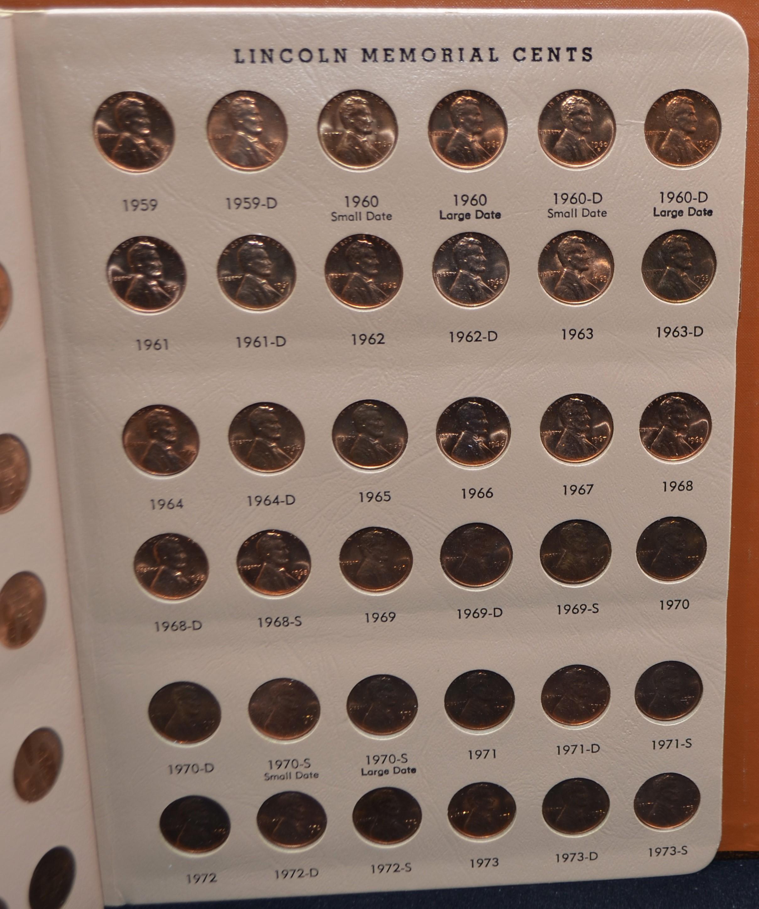 TERRIFIC COMPLETE SET OF LINCOLN WHEAT PENNIES