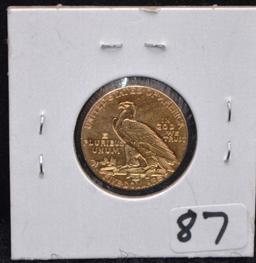 1915-S $5 INDIAN HEAD GOLD COIN