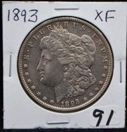 1893 MORGAN DOLLAR FROM LARGE COLLECTION