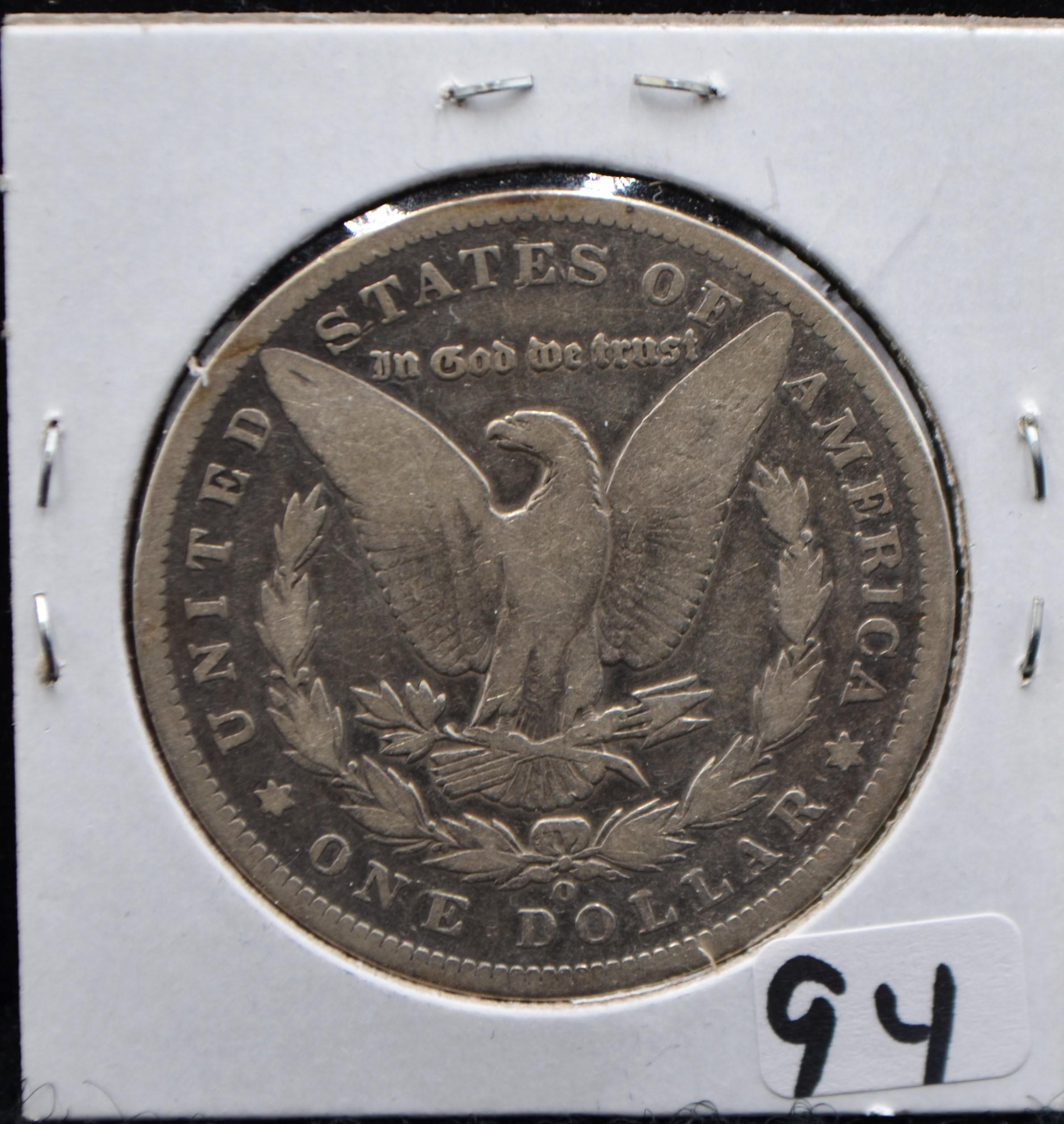 KEY 1893-0 MORGAN DOLLAR