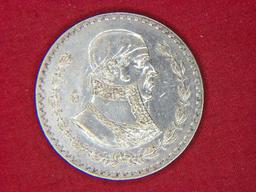 1961 1 Peso Mexico Silver