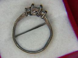 .925 Ladies Engagement Ring 2 Carat