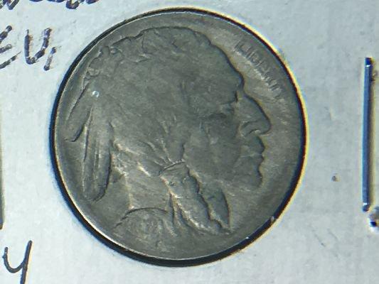 1921 S Buffalo Nickel Extra Fine Very Rare Rotated Reverse