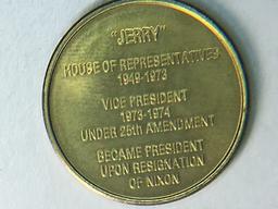 U.S. Presidents Brass Coin G. Ford