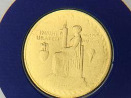 Calvin Coolidge Presidential Medal With Biography Card