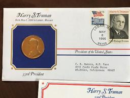 Harry Truman Presidential Medal With Biography