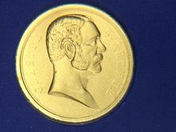 Chester Arthur Presidential Medal With Biography