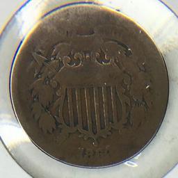 1864 TWO CENT PIECE