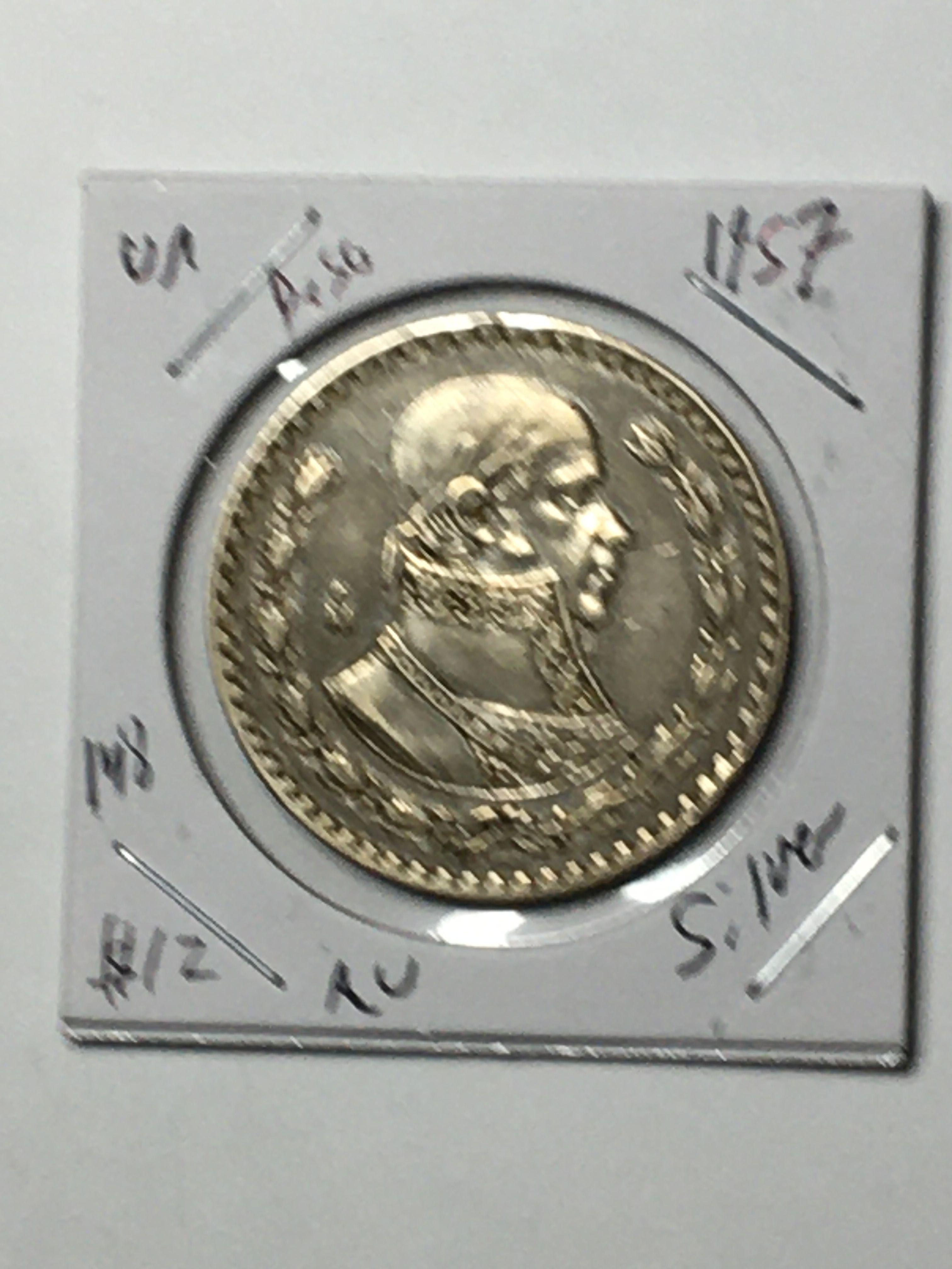 Mexico Silver Un Peso 1957