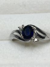 .925 A A A Top Quality 1.2 Kt Africa Dark Blue Sapphire Gemstone