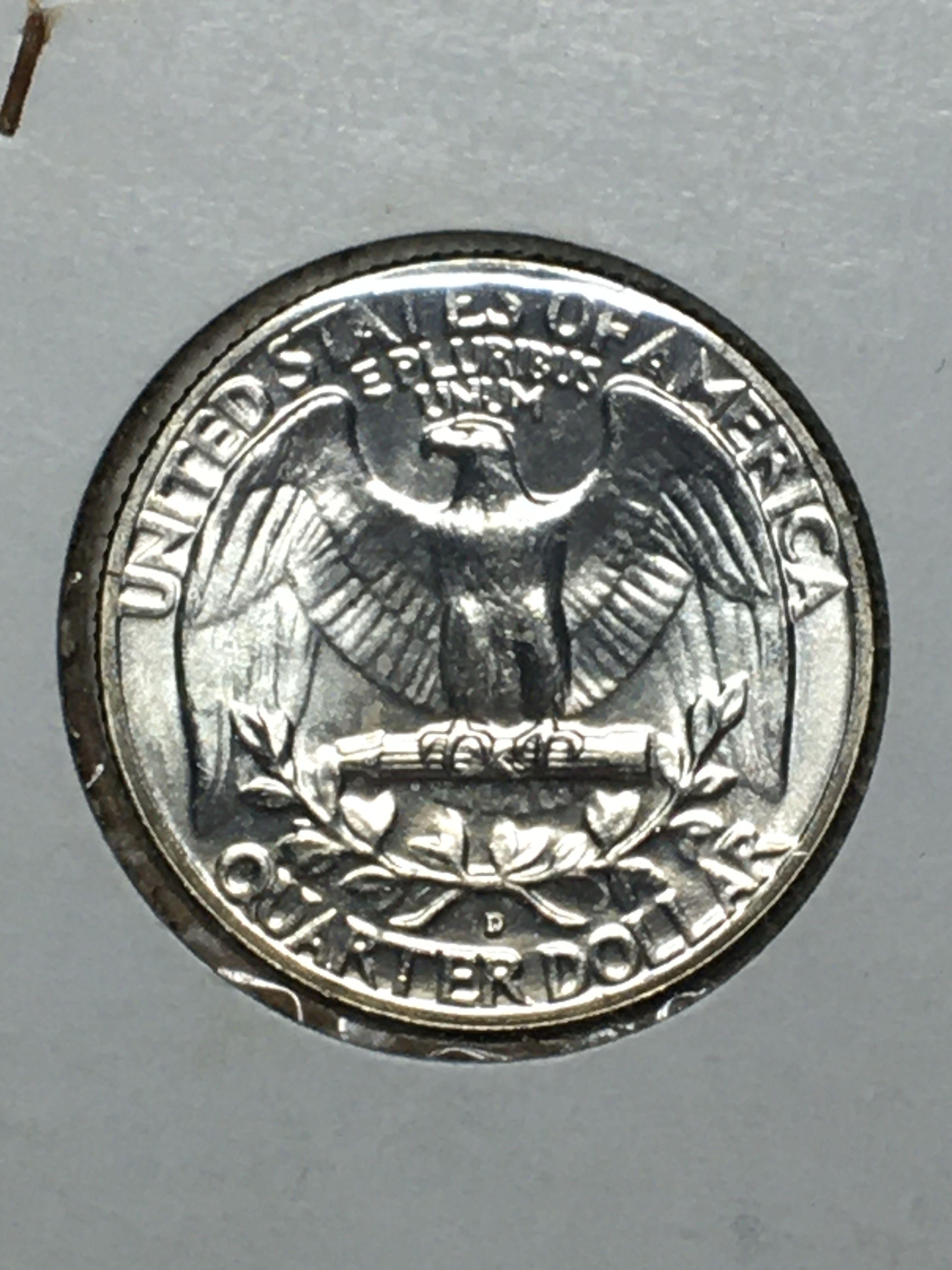 Washington Silver Quarter 1958 Gem