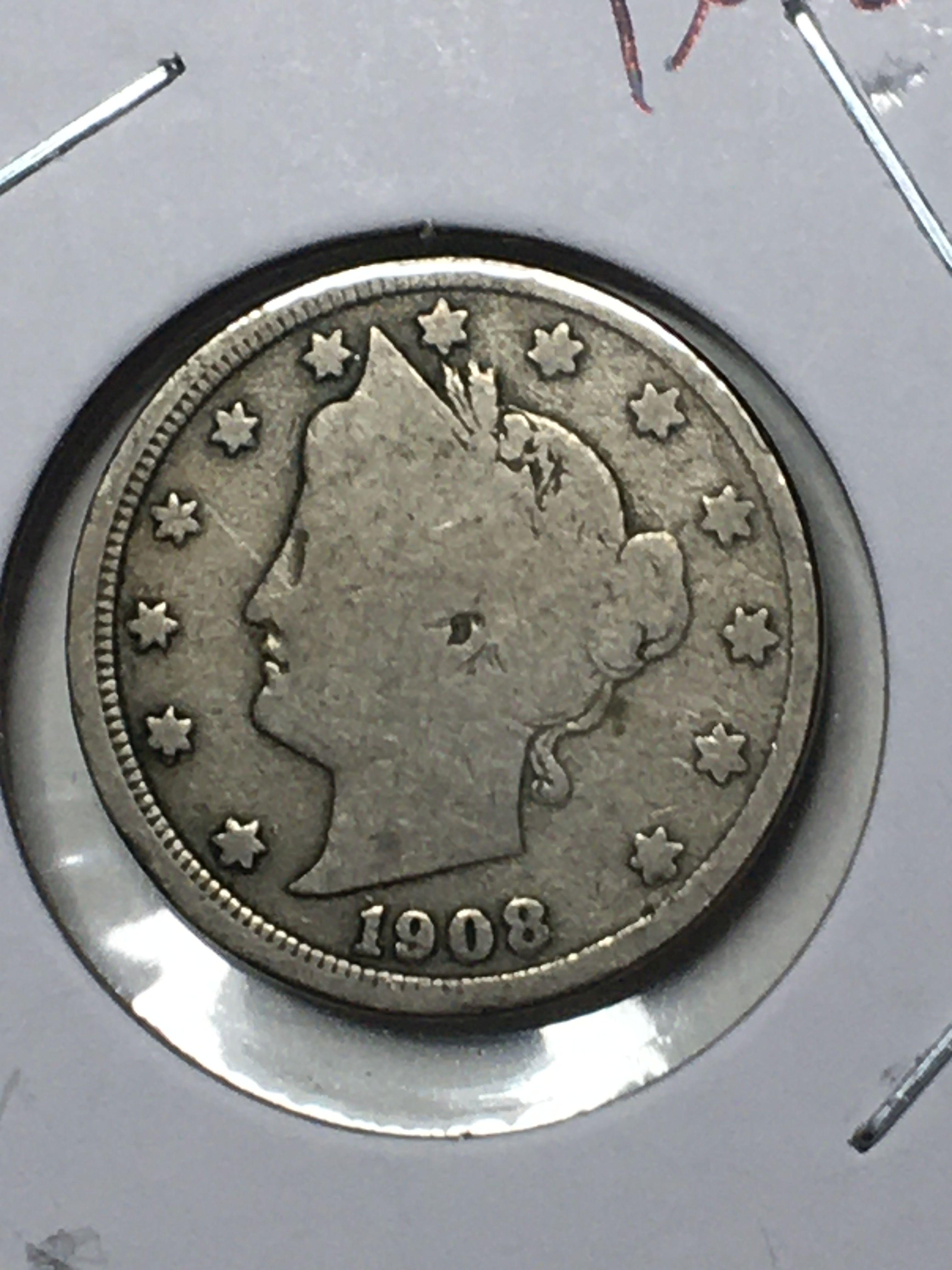 Liberty Nickel 1908