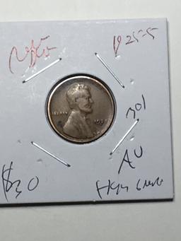 Lincoln Wheat Cent 1925 S Rare Date Ncie High Grade