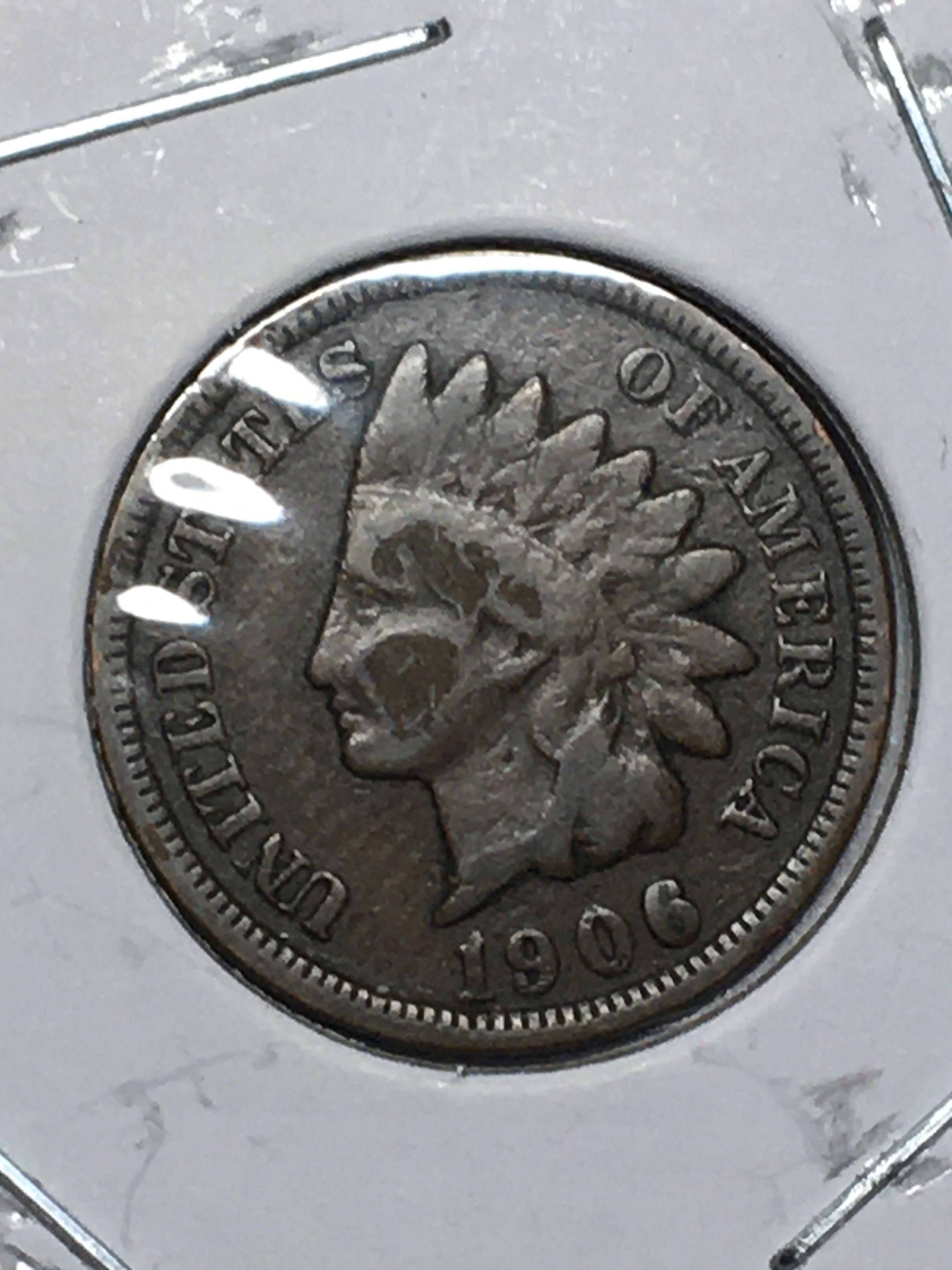 Indian Cent 1906/6