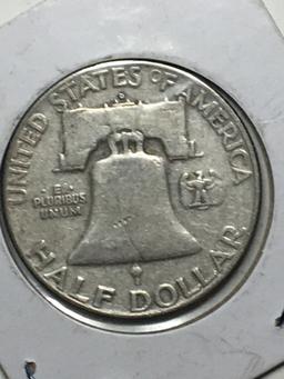 Franklin Silver Half 1954 D