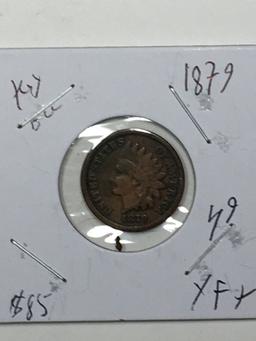 Indian Cent 1879 High Grade Full Liberty Rare Date