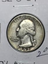 Washington Quarter 1952 D 90% Silver