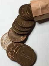 Partial Roll Of 35 Copper Lincoln Cents 1970 Errors?? Unsearched