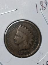 Indian Head Cent 1895 Nice Coin