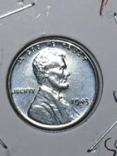 Lincoln Wheat Cent 1943 D Steel W W 2 Coin