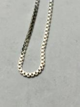 Vintage Sterling Silver Necklace Great Condition 18”