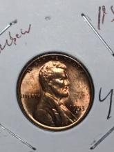 Lincoln Wheat Cent 1953 D Gem Red Rianbow W O W Coin
