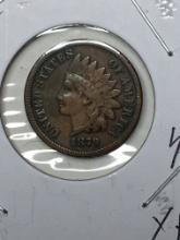 Indian Cent 1879 High Grade Full Liberty Rare Date