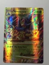 Pokemon Card Mega Rare Holo M Heracross 2014 Vintage 112/111 High Grade In Top Loader