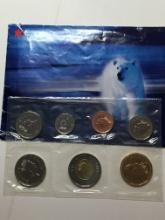 Canada Mint Set 1999 In Original Packaging  7 Coins