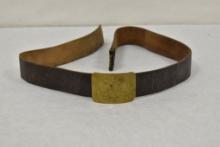 Russian.  Imperial Leather Belt & Buckle