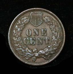 Better date 1892 Indian Cent 1c Grades AU Details