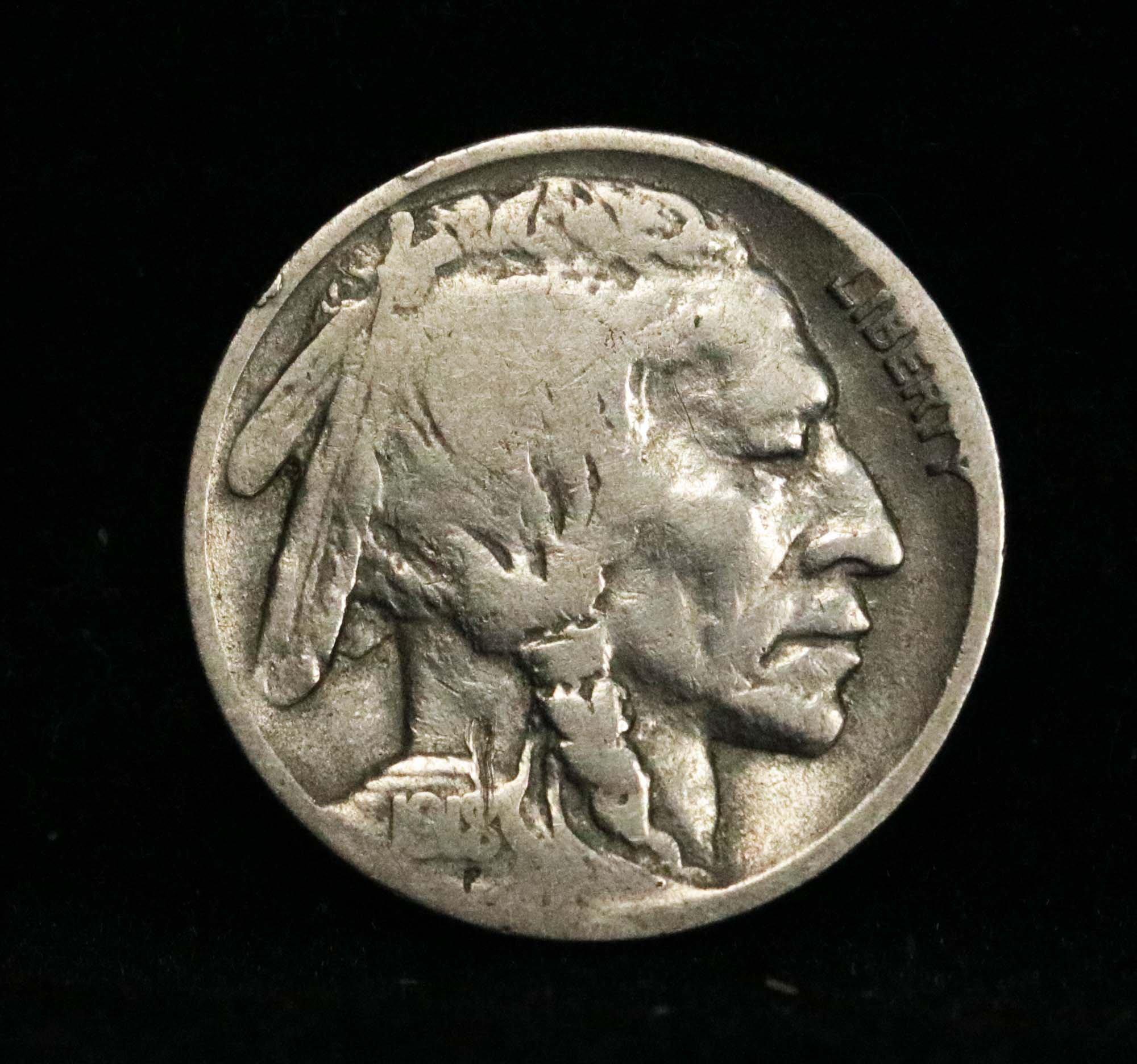 ***Auction Highlight*** Key to series 1918/7-d Buffalo Nickel 5c Graded vf, very fine by USCG (fc)