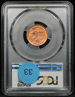 PCGS 1944-s Lincoln Cent 1c Graded ms66 RD By PCGS