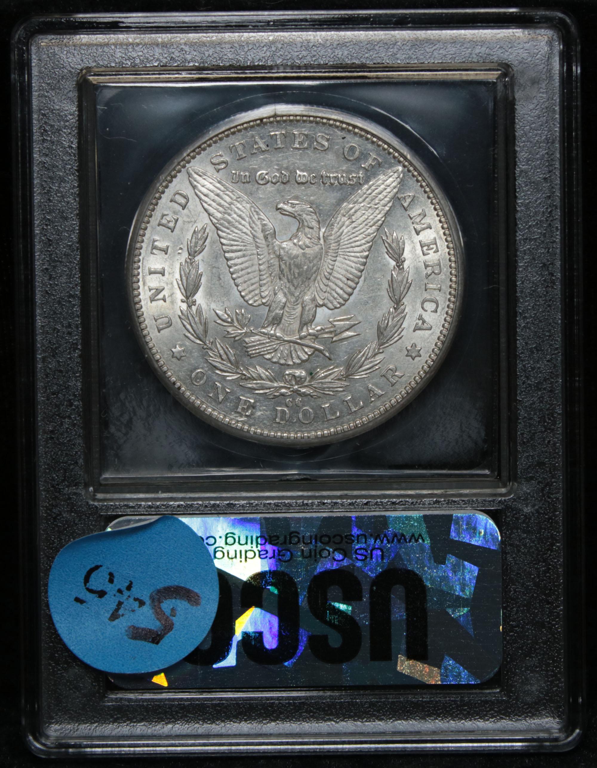 ***Auction Highlight*** 1892-cc Morgan Dollar $1 Graded Select Unc by USCG (fc)