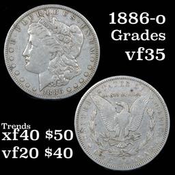 1886-o Morgan Dollar $1 Grades vf++