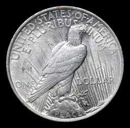 1922-p Peace Dollar $1 Grades Choice AU