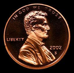 Proof 2002-s Lincoln Cent 1c Graded pr70 rd dcam BY SEGS