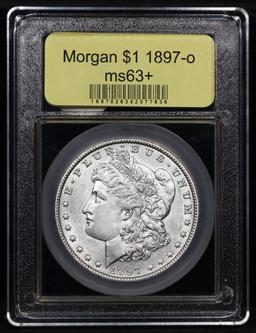 ***Auction Highlight*** 1897-o Morgan Dollar $1 Graded Select+ Unc By USCG (fc)