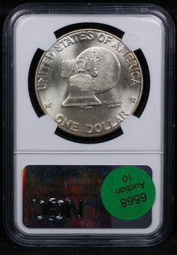 NGC 1976-s Silver Eisenhower Dollar 1 Graded ms67 By NGC.