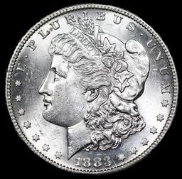 ***Auction Highlight*** 1883-s Morgan Dollar $1 Graded ms64+ By SEGS (fc)