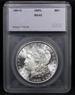 ***Auction Highlight*** 1885-o Morgan Dollar $1 Graded ms65 DMPL By SEGS (fc)