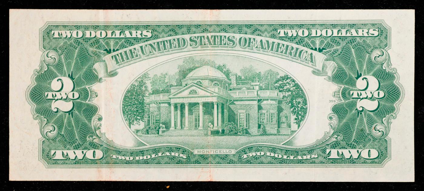 1928G $2 Red Seal United States Note Grades Select AU