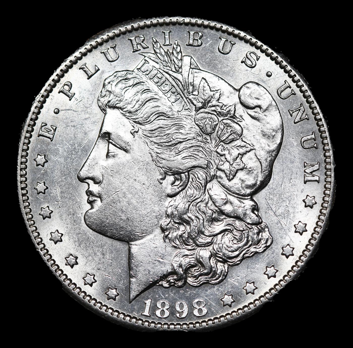 ***Auction Highlight*** 1898-s Morgan Dollar $1 Graded ms64 By SEGS (fc)