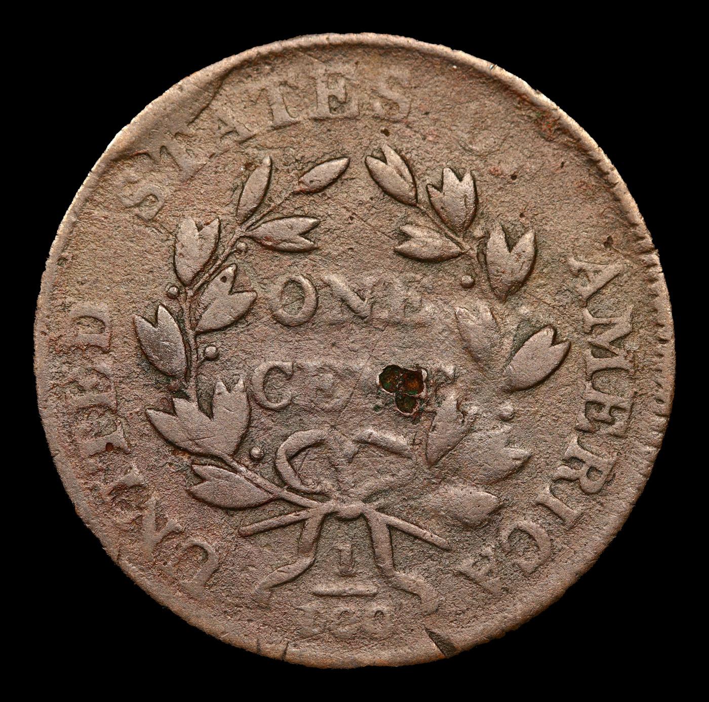 ***Auction Highlight*** 1801 1/000 Draped Bust Large Cent 1c Graded vf25 details By SEGS (fc)