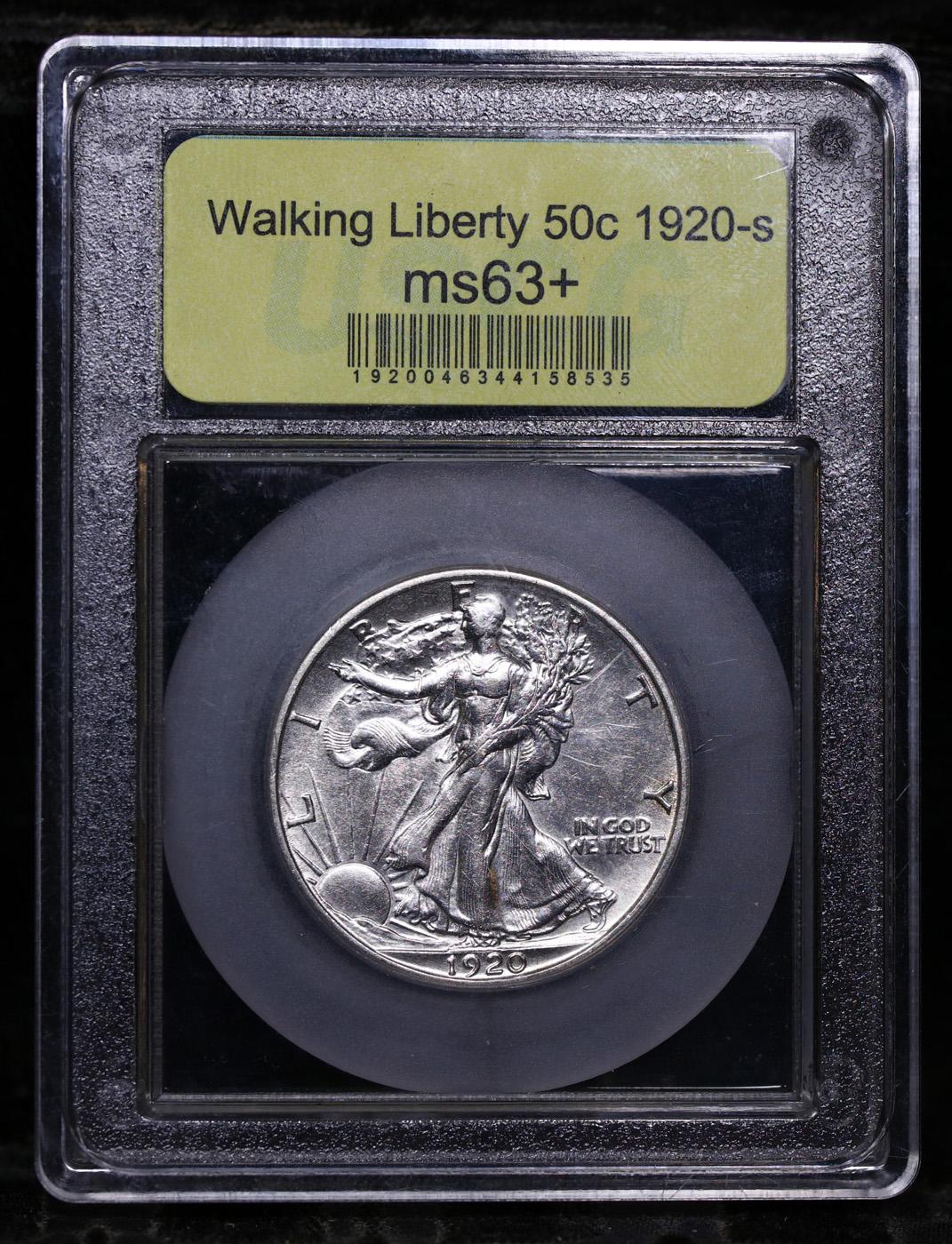 ***Auction Highlight*** 1920-s Walking Liberty Half Dollar 50c Graded Select+ Unc BY USCG (fc)
