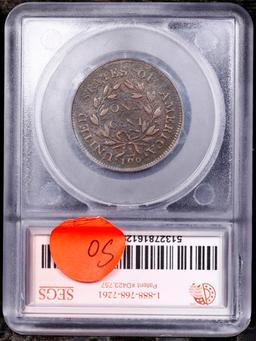 ***Auction Highlight*** 1798/7 Draped Bust Large Cent S-152 1c Graded au53 By SEGS (fc)