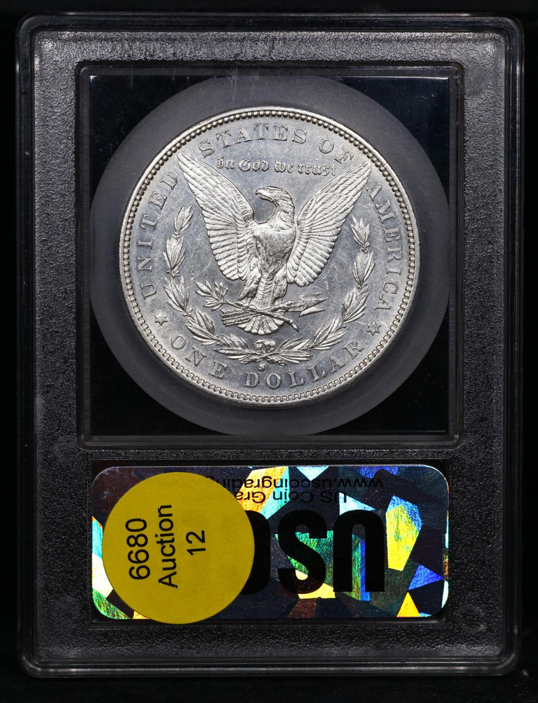 ***Auction Highlight*** 1884-s Morgan Dollar 1 Graded Select Unc PL By USCG (fc)