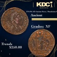 379-395 AD Ancient Rome, Theodosius I Ancient Grades XF